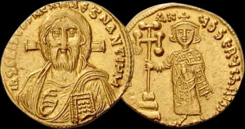 monnaie d'or byzantine