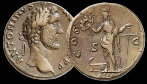 Antonin le Pieux – sesterce – RIC 579 – “ASIA”.