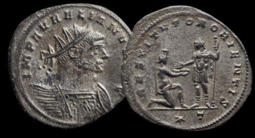 monnaie romaine de Aurélien