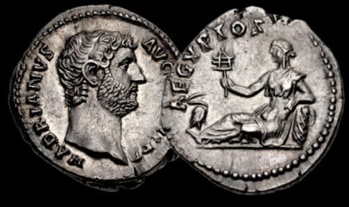 Hadrian – denier – RIC II 297 – “AEGYPTOS”