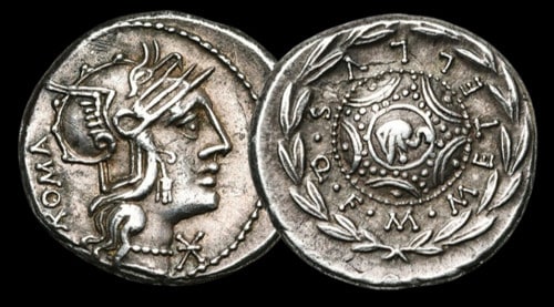 denier république romaine metellus