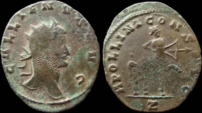 monnaie romaine de Gallien